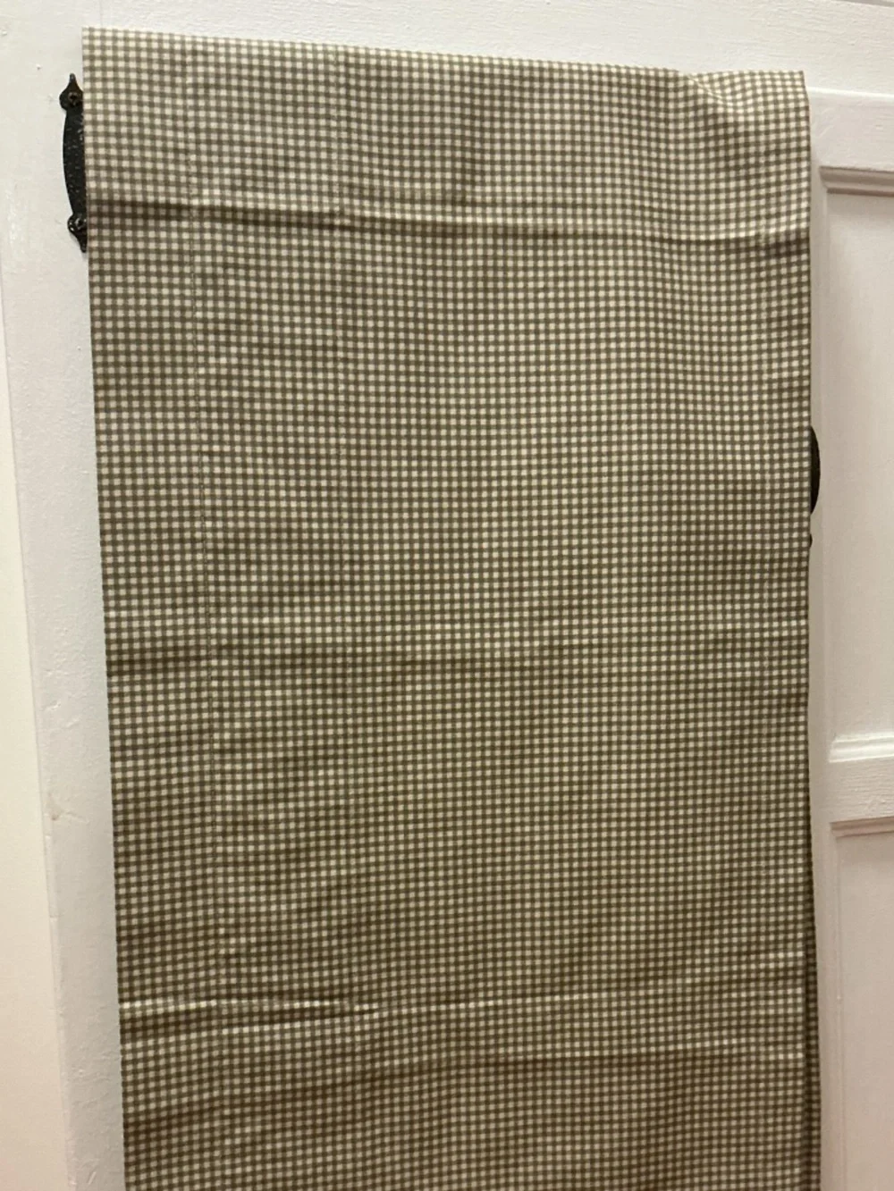 Vintage 100% Cotton Gingham Valance